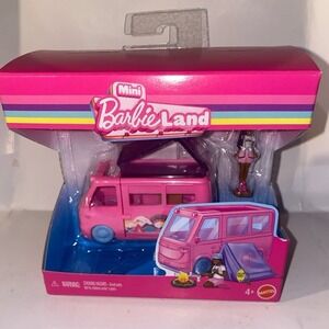 Mini BarbieLand Dream Camper Collectible Playset